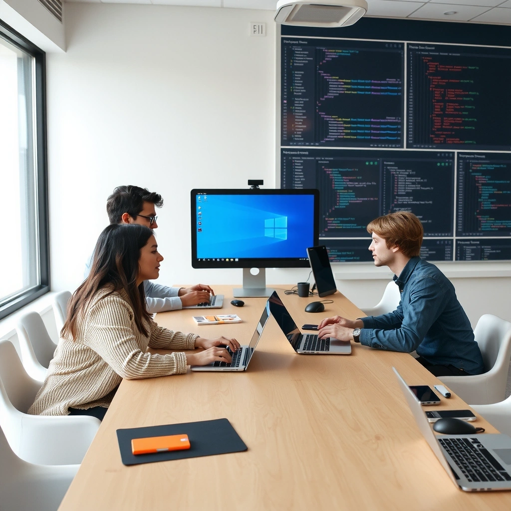 Webplanet tým při práci na webových projektech